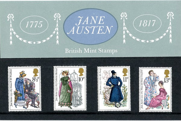 GB 1975 SG 989-992 Pack: 75 Jane Austen Birth Bicentenary