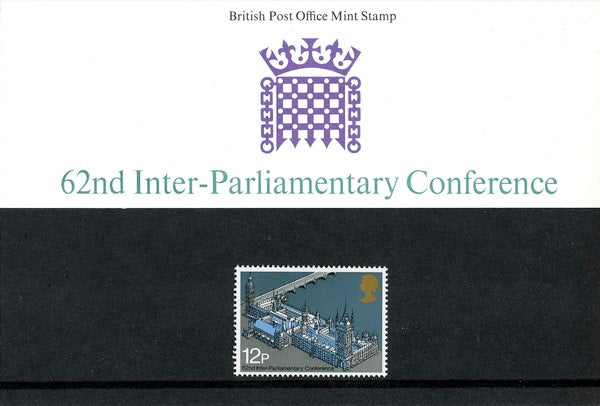 GB 1975 SG 988 Pack: 74 Parliamentary Union Conference