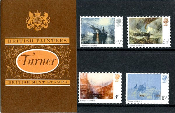 GB 1975 SG 971-974 Pack: 69 British Painters - Turner