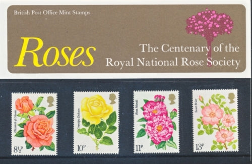 GB 1976 SG 1006-1009 Pack: 81 Roses