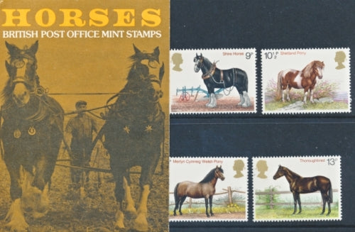 GB 1978 SG 1063-1066 Pack: 102 Horses