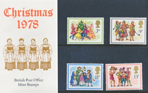 GB 1978 SG 1071-1074 Pack: 104 Christmas