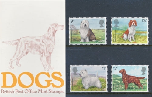 GB 1979 SG 1075-1078 Pack: 106 Dogs