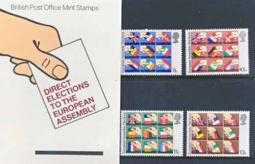 GB 1979 SG 1083-1086 Pack: 108 First Direct Elections to Europe