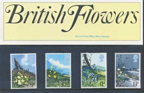 GB 1979 SG 1079-1082 Pack: 107 British Flowers