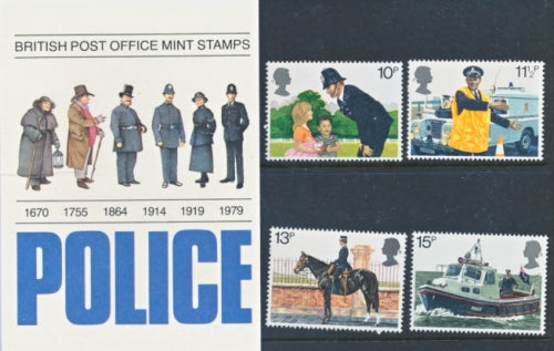 GB 1979 SG 1100-1103 Pack: 112 150th Anniversary of Metropolitan Police