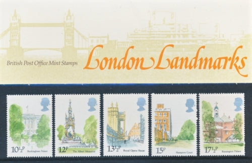GB 1980 SG 1120-1124 Pack: 118 London Landmarks