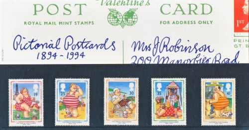 GB 1994 SG 1815-1819 Picture Postcards Pack 246