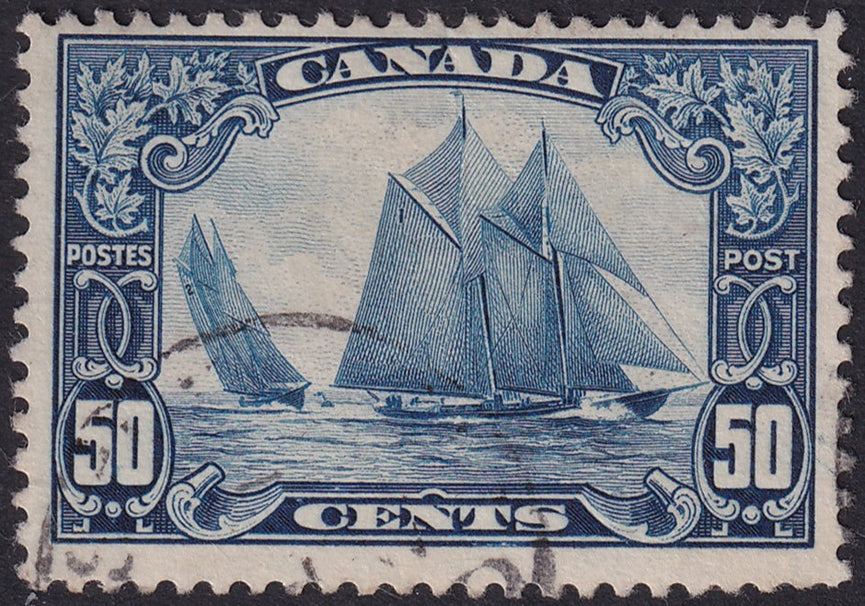 CANADA 1928/9 SG 284 50c BLUE VFU Cat £55