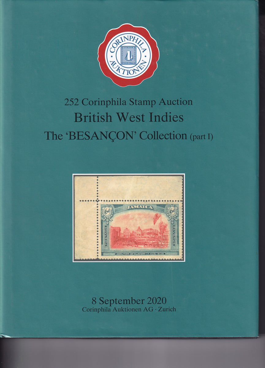 CORINPHILA 252 British West Indies The Besancon Collection Part 1