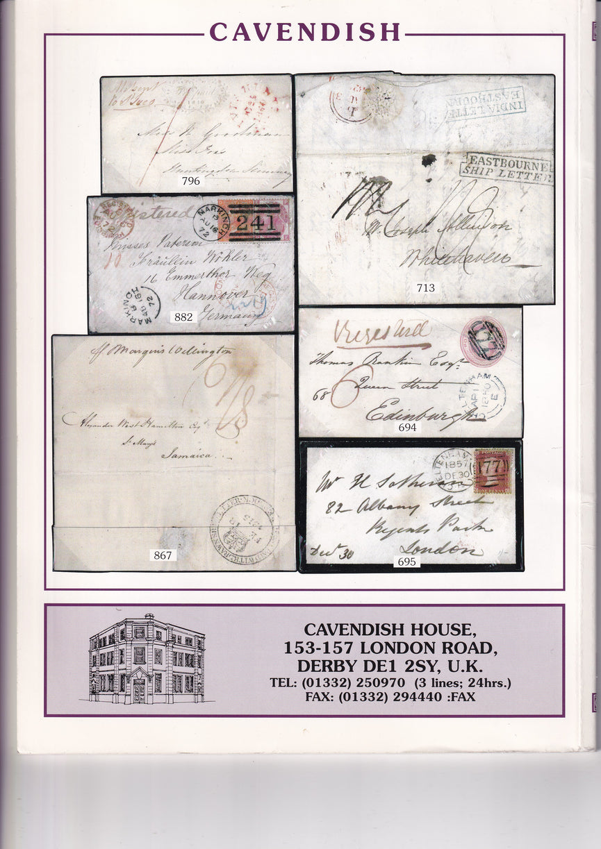 CAVENDISH 1997 SALE 532/533 WORLDWIDE AUCTION with BRITISH NORTH AMERICA & AFRICA