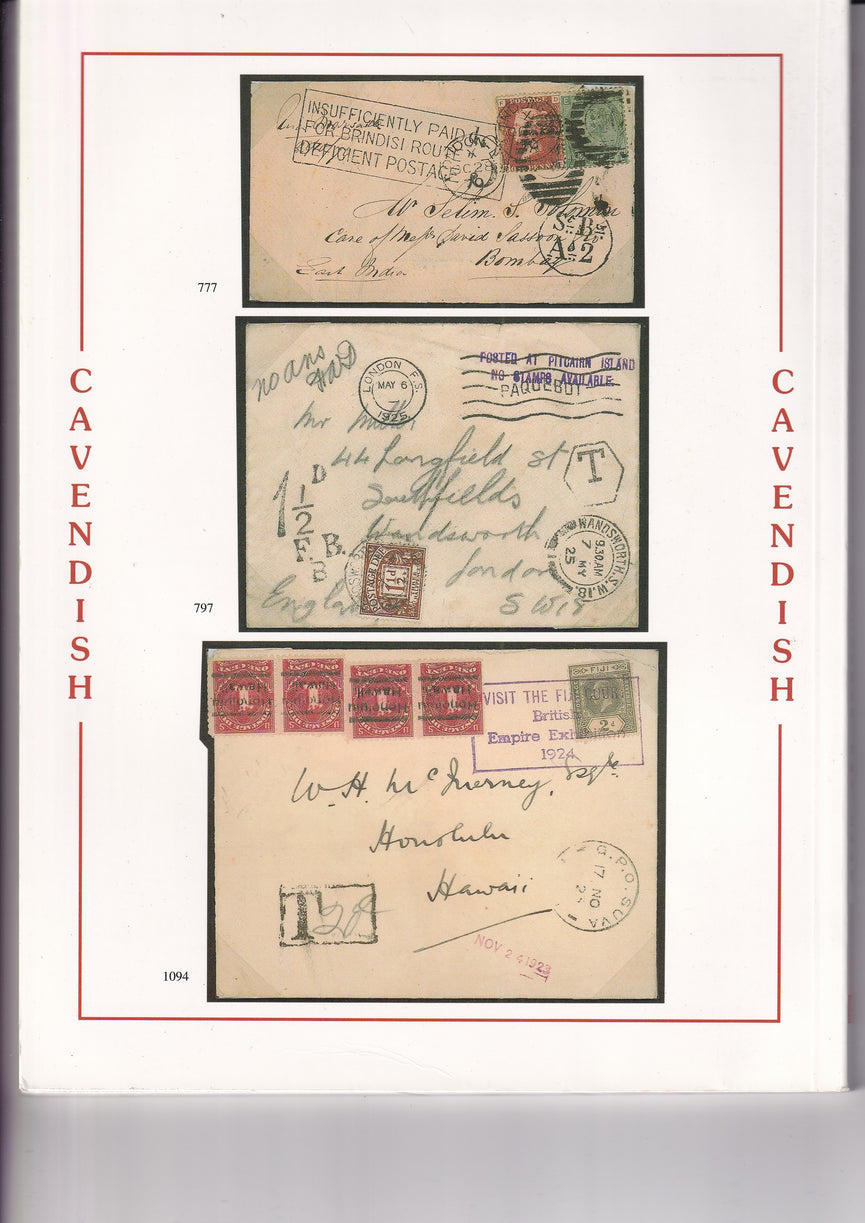 CAVENDISH 2000 SALE 589 SEPTEMBER 8th & 9th 2000 WORLDWIDE AUCTION
