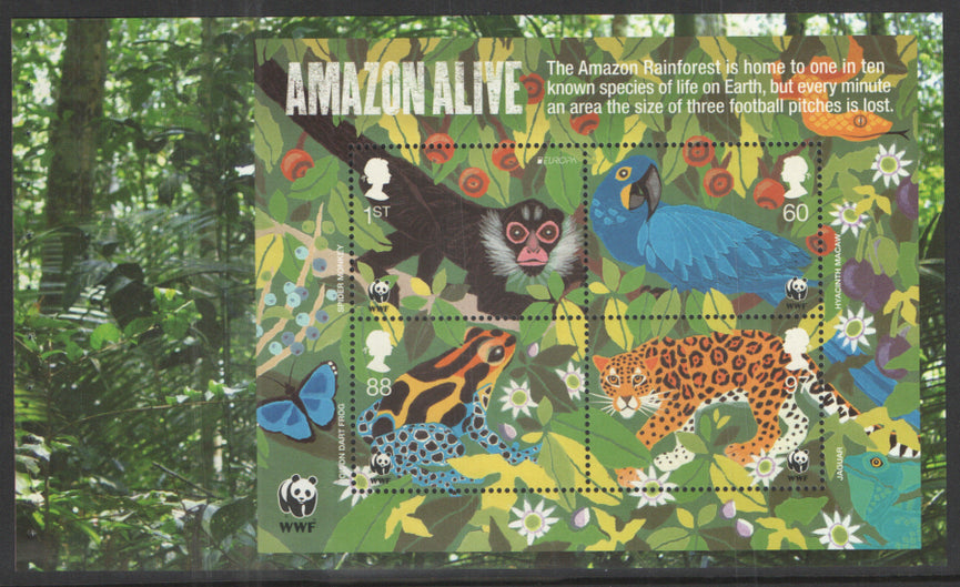 GB 2011 SG MS3172a 1st Class, 60p, 88p and 97p Commemorative's From DX52 ( WWF )