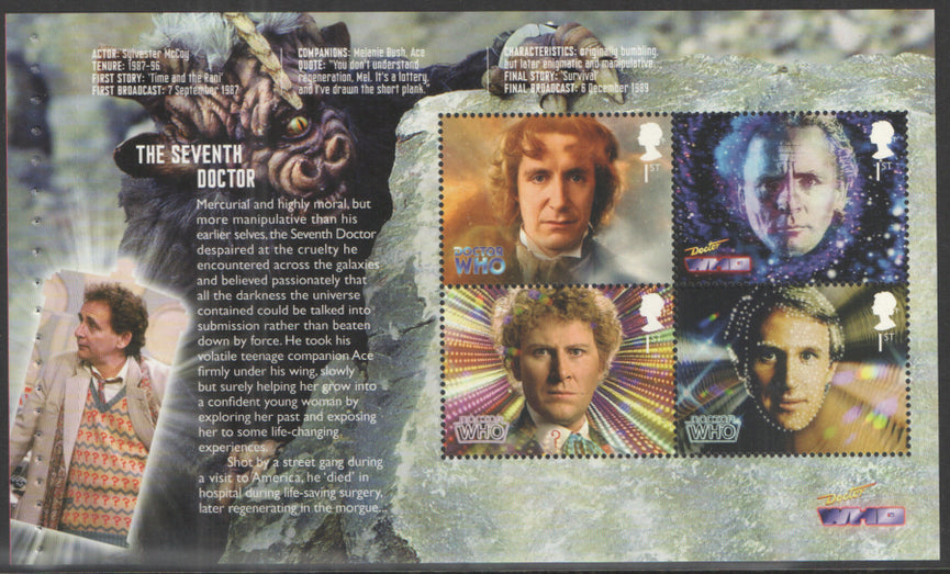GB 2013 SG 3440b Dr Who Commemorative's From DY6