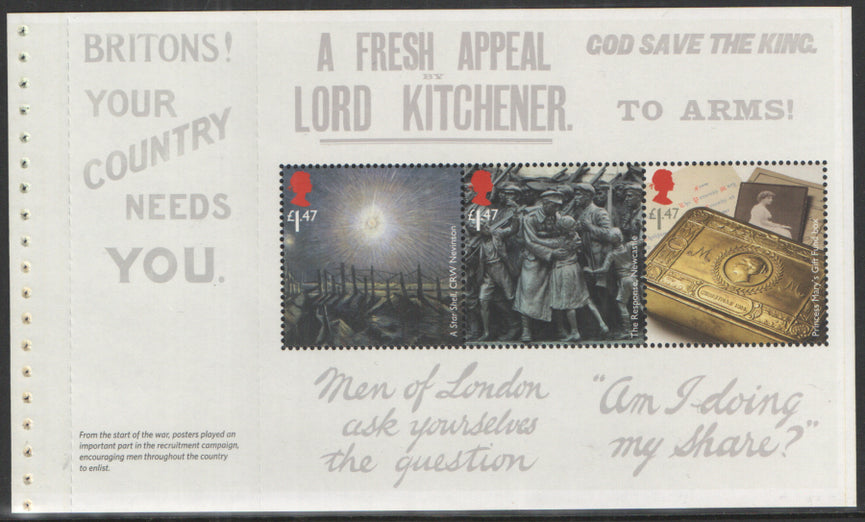 GB 2014 SG 3629b The Great War Commemorative's From DY11