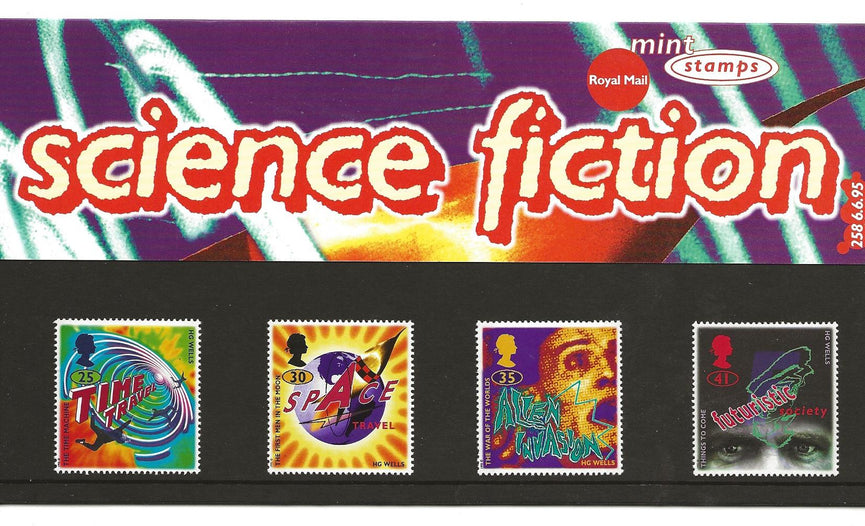 GB 1995 SG 1878-1881 Science Fiction - H G Wells Pack 258