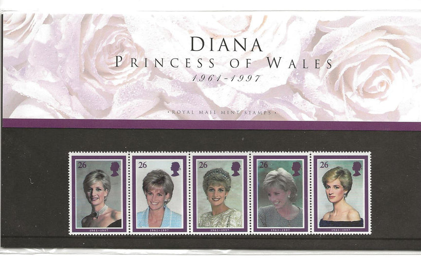 GB 1998 SG 2021-2025 Diana, Princess of Wales