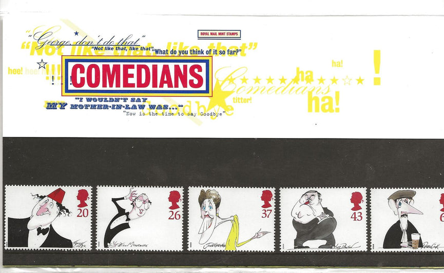 GB 1998 SG 2041-2045 British Comedians Pack 287