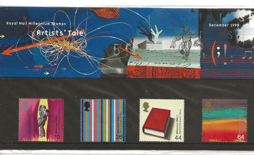 GB 1999 SG 2119-2122 Pack: 305 Millennium Series - The Artists' Tail