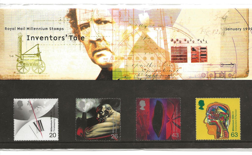 GB 1999 SG 2069-2072 Pack: 294 Millennium Series - The Inventors' Tale