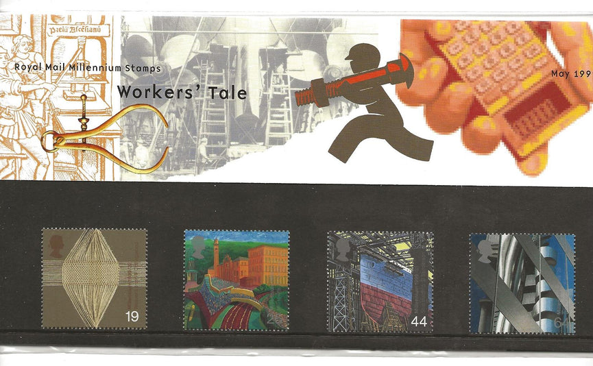 GB 1999 SG 2088-2091 Pack: 298 Millennium Series - The Workers' Tale