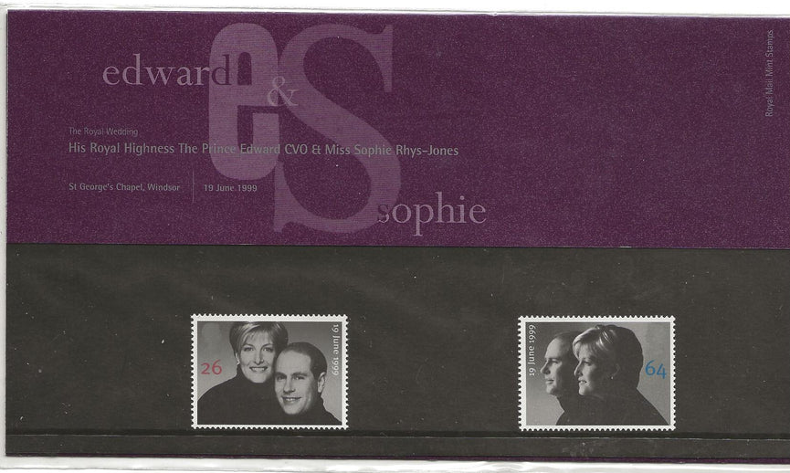 GB 1999 SG 2096-2097 Pack: M01 Royal Wedding Edward - Sophie