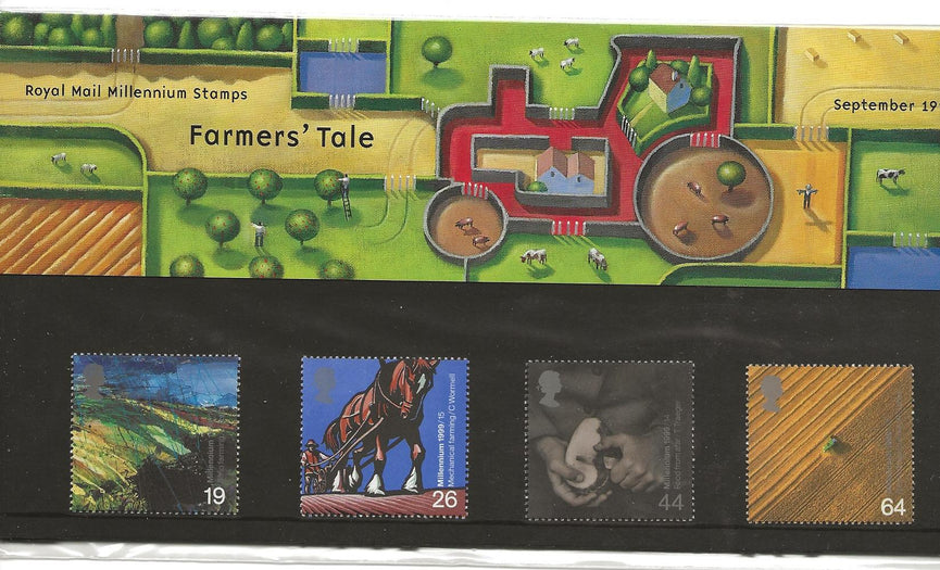 GB 1999 SG 2107-2110 Pack: 302 Millennium Series - Farmers' Tale