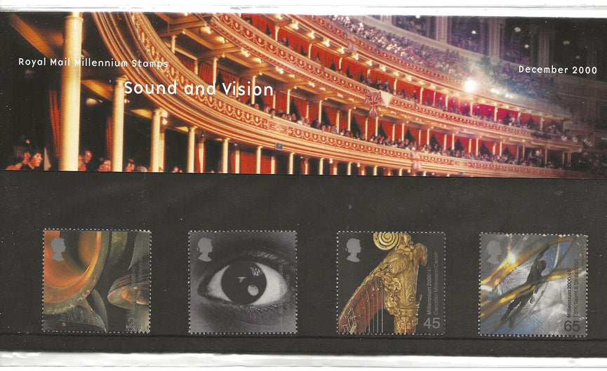 GB 2000 SG 2174-2177 Pack: 318 Millennium Projects Sound and Vision