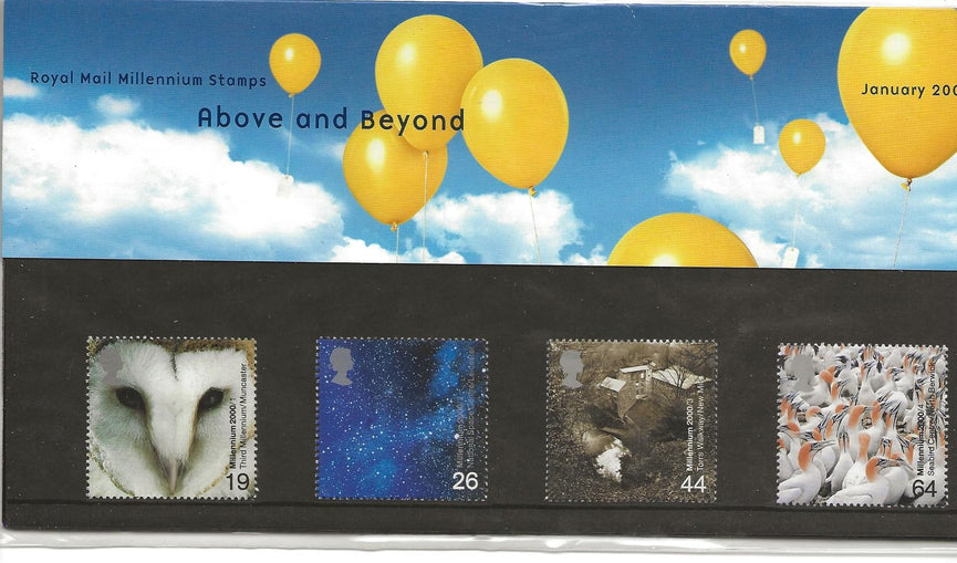 GB 2000 SG 2125-2128 Pack: 307 Millennium Projects (1st Series) Above and Beyond