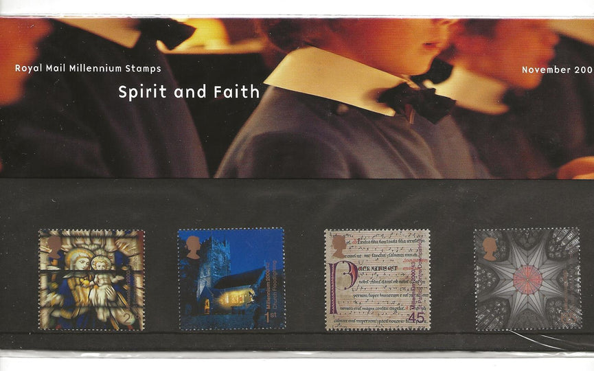 GB 2000 SG 2170-2173 Pack: 317 Millennium Projects Sprit and Faith