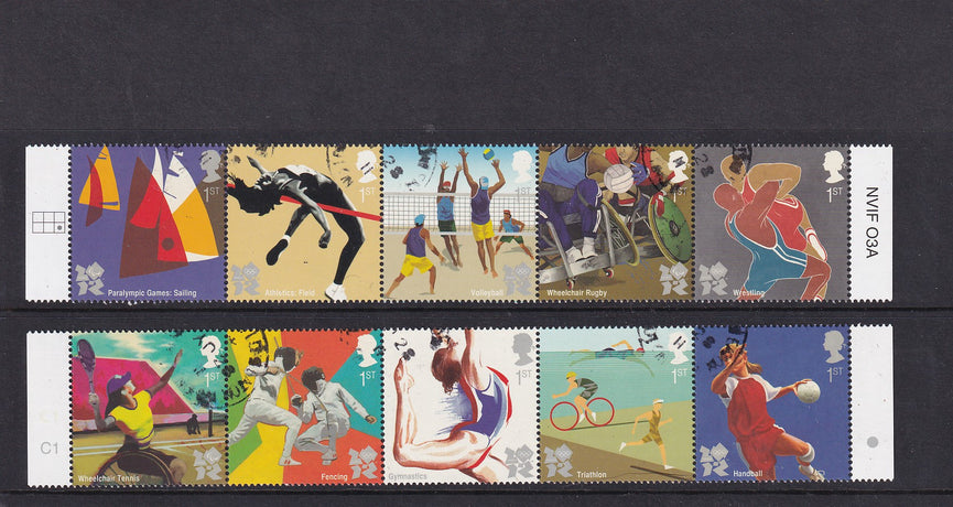 GB 2011 SG 3195 - 3204 Olympics & Paralympics 5th Issue VFU