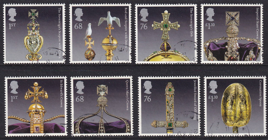 GB 2011 SG 3207 - 3214 Crown Jewels VFU