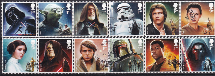 GB 2015 SG 3758-3769 Star Wars VFU