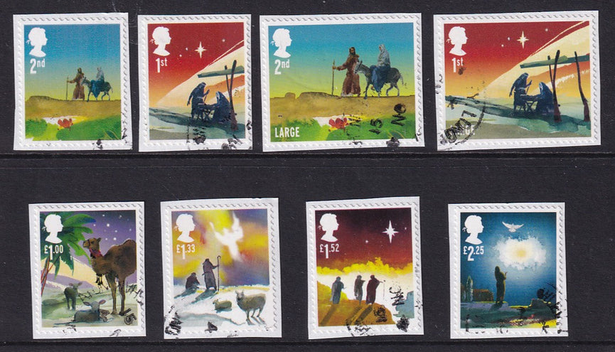GB 2015 SG 3771-3778 Christmas VFU