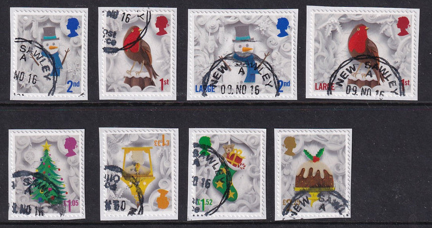 GB 2016 SG 3903-3910 Christmas VFU