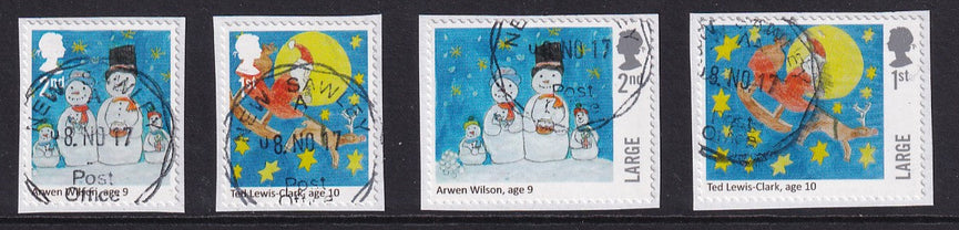 GB 2017 SG 4019-4031 Christmas VFU