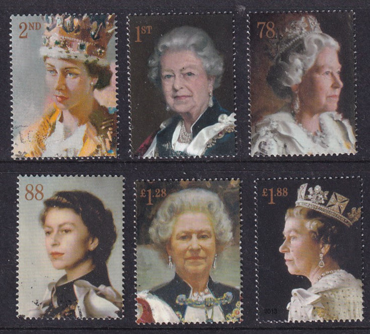 GB 2013 SG 3491-3496 Royal Portraits VFU