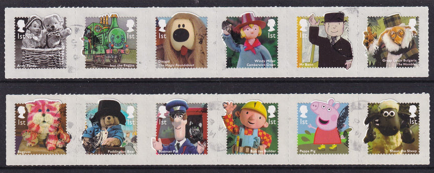 GB 2014 SG 3552-3563 Classic Children's TV VFU