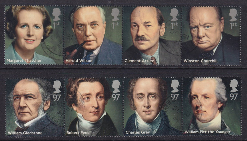 GB 2014 SG 3642-3649 British Prime Ministers VFU