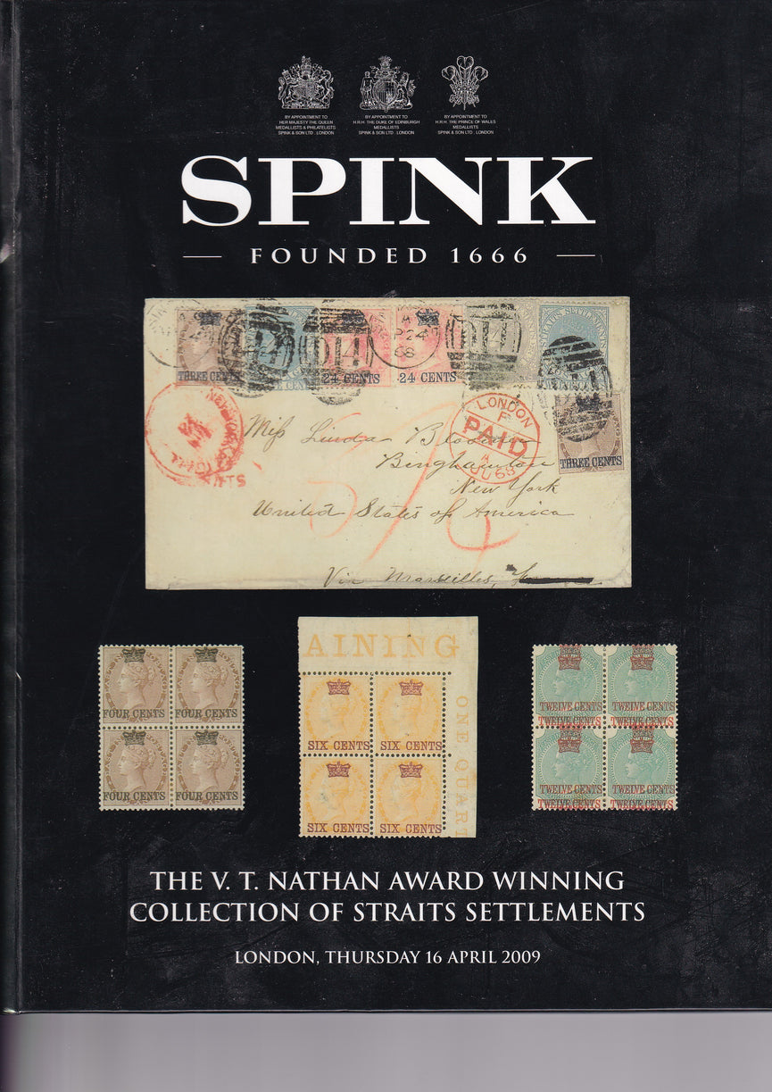 SPINK 2009 17th APR WILLIAM J. AINSWORTH COL. ABRAHAM LINCOLN'S IMAGE OF U.S.A.