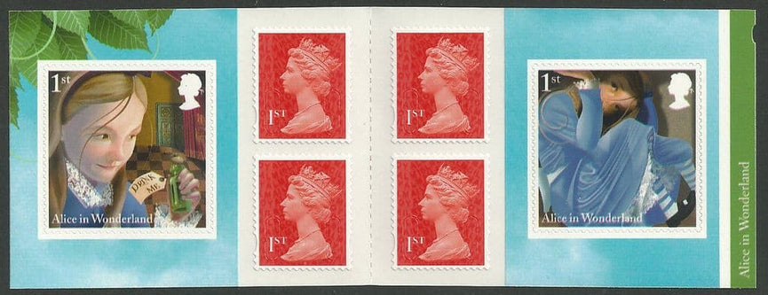 GB QEII PM46 2015 ALICE IN WONDERLAND SG 3668 - 3669 S/A VFU
