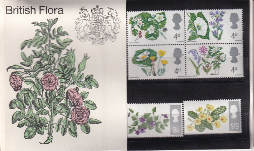 GB 1967 British Wild Flowers Presentation Pack
