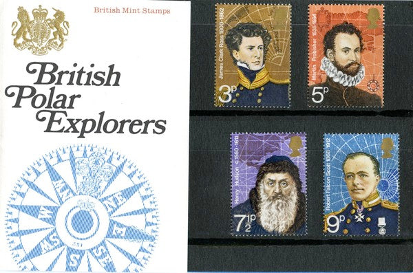 GB 1972 British Polar Explorers Mail Presentation Pack 39