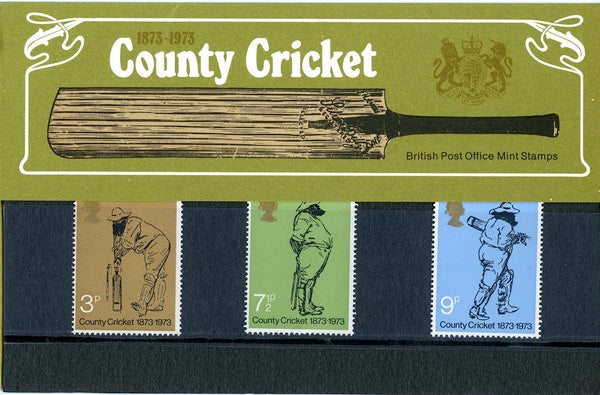 GB 1973 County Cricket Royal Mail Presentation Pack 51