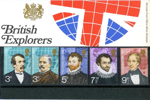 GB 1973 British Explorers Royal Mail Presentation Pack 50