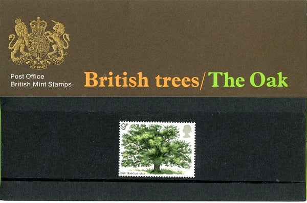 GB 1973 British Trees: Oak Royal Mail Presentation Pack 49