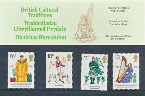 GB 1976 SG 1010-1013 Pack: 82 Cultural Traditions