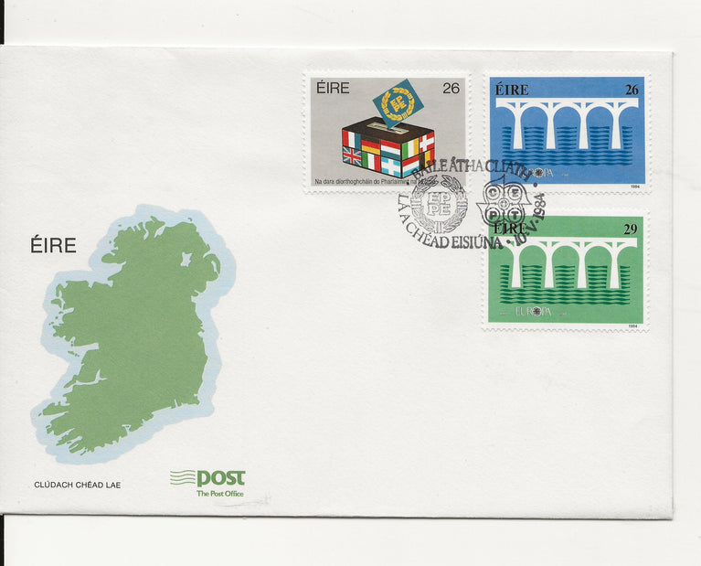IRELAND 1984 COMMEMORATIVE FDC YEAR SET( 11) CAT €45