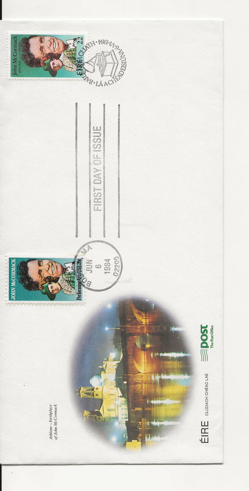 IRELAND 1984 COMMEMORATIVE FDC YEAR SET( 11) CAT €45