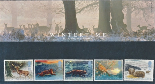 GB 1992 SG 1587-1591 Wintertime Pack 224